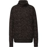 Street One Dames Tweekleurige trui in Zwart, in size: 34