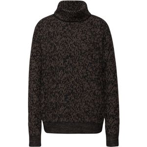 Street One Dames Tweekleurige trui in Zwart, in size: 34