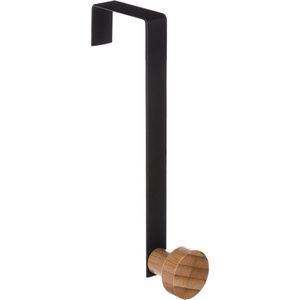 5Five - Kapstok over Deur - Zwart - 1 Haak