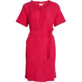 Vila Jurk Visille O-neck S/s Dress/r 14086645 Love Potion Dames Maat - 40