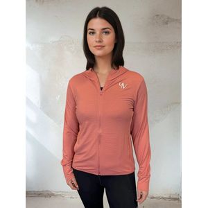 YV SPORT Sportvest Geneve - Ook in plus size - Premium kwaliteit - Fitness vest - Lichtgewicht - Snel drogend - Handige zakken - Optimale bewegingsvrijheid - Ademend en comfortabel - Sportjack dames - Roze - S