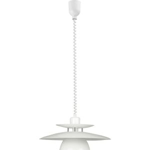 EGLO Brenda - Hanglamp - 1 Lichts - Ø430mm. - Wit, Chroom