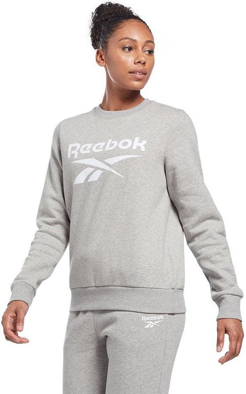 Reebok - Ri Bl Fleece Crew - Sweatshirt - Zwart - Met Ronde Hals