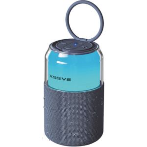 Xssive Bluetooth Speaker Draadloos - Kleine Speaker met Krachtig Geluid - Mini Portable Speaker - Draagbare Luidspreker met RGB-verlichting