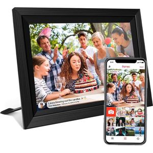 Bollit - Digitale Fotolijst - Zwart - 10.1 inch HD+ IPS Display - 32GB