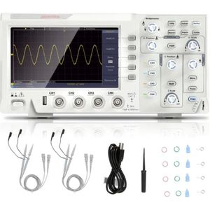 Mini-oscilloscoop - Handoscilloscoop - Digitale multimeter 4 kanalen 100 MHz