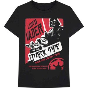 Disney Star Wars - Darth Rock Two Heren T-shirt - S - Zwart