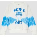 Sweatshirt - Tie-Dye - Katoenmix - Lange Mouwen - Geribde Hals