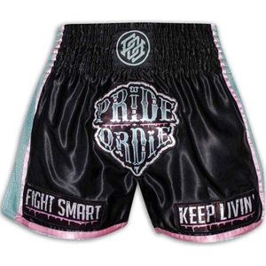 PRIDE or DiE Z-Camp Muay Thai Kickboxing Shorts - XS
