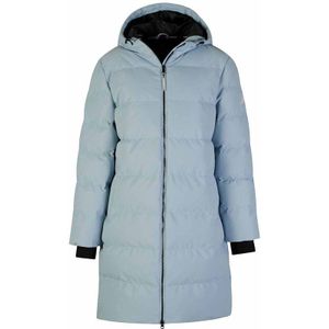 BJØRNSON Thordis Parka Winterjas Dames - Winddicht - Maat 56 - Lichtgrijs-blauw
