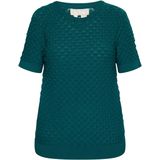 usha - Gebreide Trui - Creatief Kurzarmpullover - Viskosegemisch