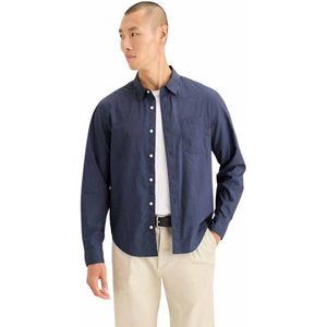 Dockers Ultimate Overhemd Met Lange Mouwen Blauw M Man