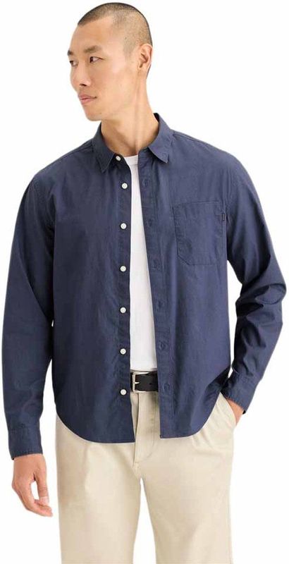 Dockers Ultimate Overhemd Met Lange Mouwen Blauw M Man