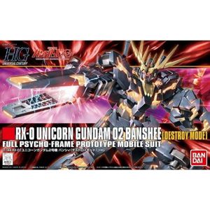 Bandai HGUC 134 RX-0 UNICORN GUNDAM02 BANSHEE /DESTROY MODE