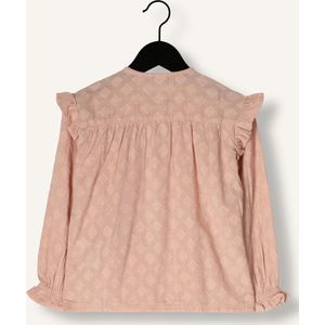 DAILY7 Shirt Longsleeve Meisjes - Jurken - Lichtroze - Maat 104