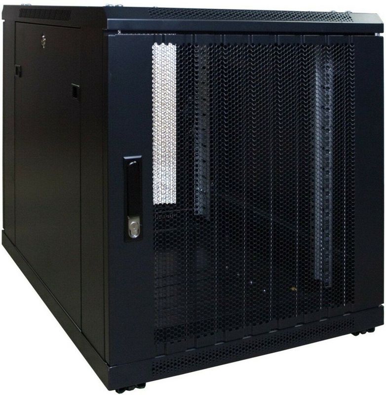 DSIT 12U mini serverkast met geperforeerde deur 600x800x720mm (BxDxH) - serverbehuizing - serverrack - 19 inch