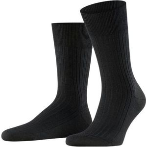 FALKE Bristol Pure Heren herensokken - zwart (black) - Maat: 45-46