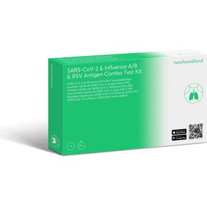 SARS-CoV-2 & Influenza A/B & RSV Antigen Combo Test Kit - snelle zelftest