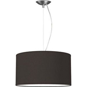 Home Sweet Home hanglamp Bling - verlichtingspendel Deluxe inclusief lampenkap - lampenkap 40/40/22cm - pendel lengte 100 cm - geschikt voor E27 LED lamp - zwart