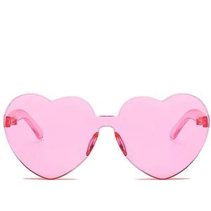 Hartjes zonnebril - Festival bril - Rave bril - Glasses - Roze