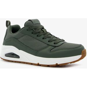 Skechers - Uno Fastime - Sneakers - Groen - Imitatieleer