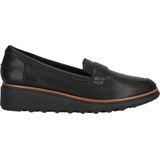 Clarks - Sharon Gracie - Leren Schoen - Zwart - Casual