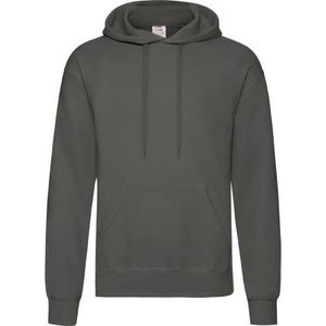 Fruit of the Loom - Classic Hoodie - Donkergroen - L