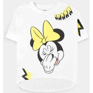 Disney Mickey Mouse - Minnie Mouse Kinder T-shirt - Kids 158 - Wit