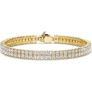 TI SENTO - 23067ZY - Armband - 925 Zilver - Zirkonia met Geel Verguld