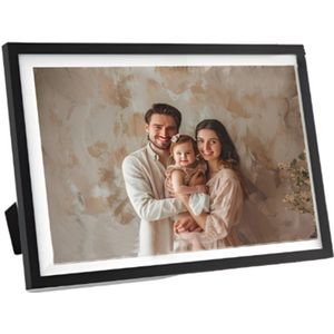 Digitale Fotolijst met Wifi - Fotolijsten - Frameo App - HD Kwaliteit - Zwart