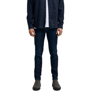 Selected Homme Heren Jeans Broeken SLH175-SLIMLEON 6291 slim Fit Blauw 32W / 36L Volwassenen