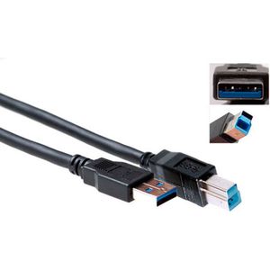 Advanced Cable Technology - USB 3.0 A Male naar USB 3.0 B Male - 0.5 m