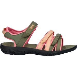 Teva K TIRRA Unisex Sandalen - Zwart/Groen/Roze - Maat 31