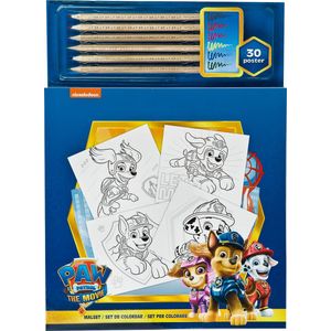 Paw Patrol Kleurboek met 6 Kleurpotloden