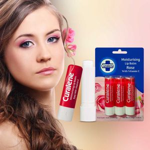 Curalene Lippenbalsem 3x4.8gr Rose wiith vitamine E