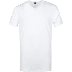 Alan Red - Vermont T-Shirt V-Hals Wit 3 pack - Heren - Maat XL - Regular-fit
