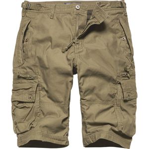 Vintage Industries Gandor shorts dark khaki