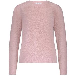 Red Button - SRB4640 - Trui - Pink - Fuzzy Puff Sleeve