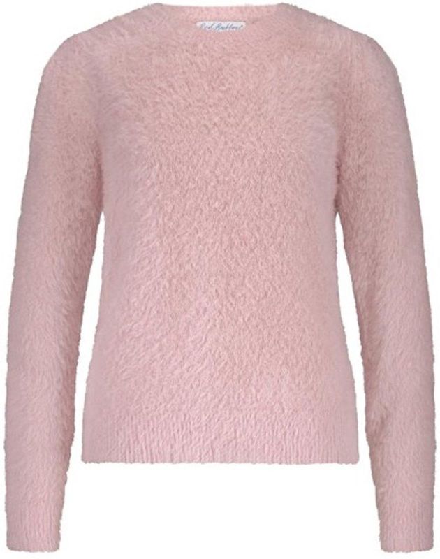 Red Button - SRB4640 - Trui - Pink - Fuzzy Puff Sleeve