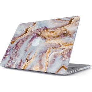 Burga Hard Case Apple Macbook Air 13 inch (2020) - Frozen Leaves