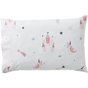 Vertbaudet - Dekbedovertrek + Kussensloop - Roze - Magische Eenhoorns