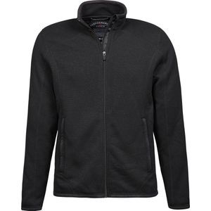 Tee Jays Heren Gebreide Outdoor Fleece Jacket (Zwart)