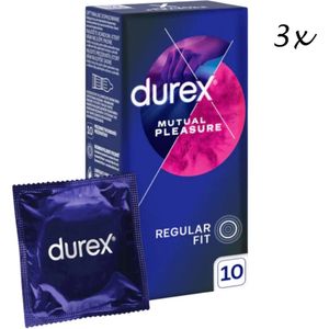Durex Condooms - Mutual Pleasure - 30 stuks (3 x 10 stuks) - Discreet Verzonden