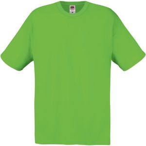 Fruit Of The Loom Heren Screen Stars Origineel Vol Cut T-shirt met korte mouwen (Lime)