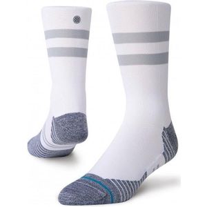 Stance - Hardloopsokken - Wit - 79% Nylon / 13% Polyester / 5% Elastaan / 3% Gekamd Katoen