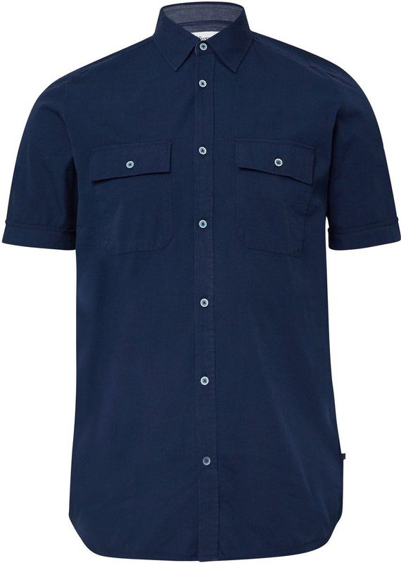 Shirt - Korte Mouwen - Normale Pasvorm - Met Borstzak - Casual Look