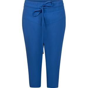 Zoso Broek Linda Travel Capri Trouser 242 1010 Strong Blue Dames Maat - XL