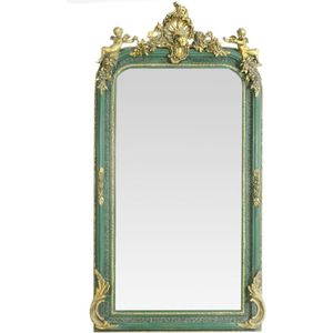 Luxe Spiegel Anges Goud - Groen [Barok] [Klassiek] [Engel]