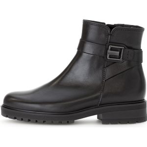 Gabor 762 Enkellaarsjes - Enkelboots met rits - Dames - Zwart - Maat 41