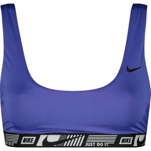 Nike Swim With Tape Bikini topje Sneldrogend, platte naden, ondoorzichtig dankzij de binnenvoering